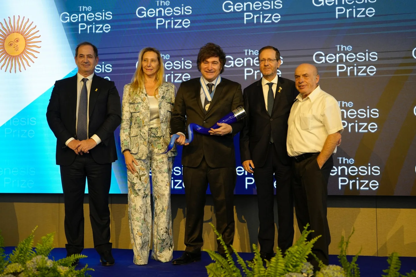 Javier Milei · Premio Génesis · Museo de la Tolerancia, Jerusalén · 12/06/2025